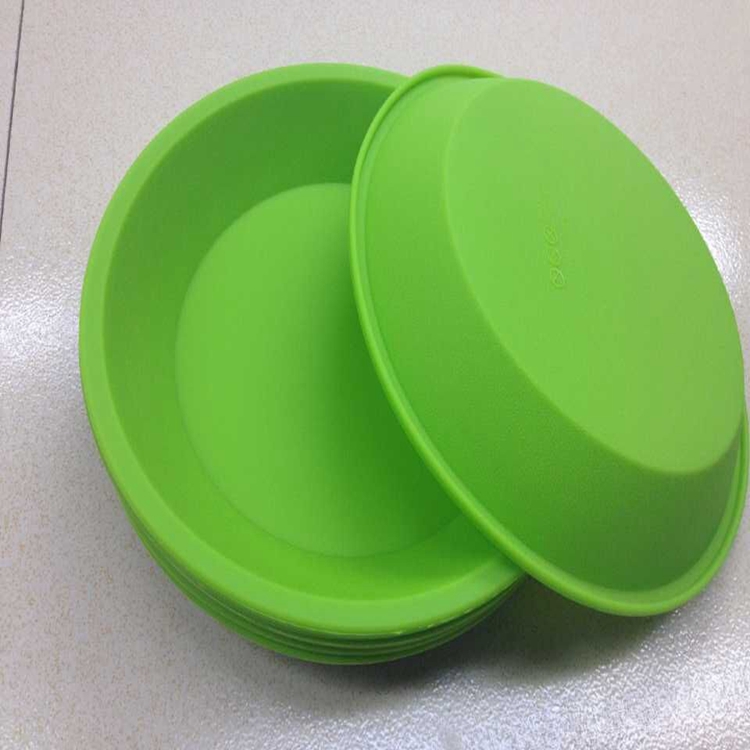 設(shè)計(jì)生產(chǎn)硅膠方形圓形盤子 硅膠食品托盤 綠色硅膠烤盤定制