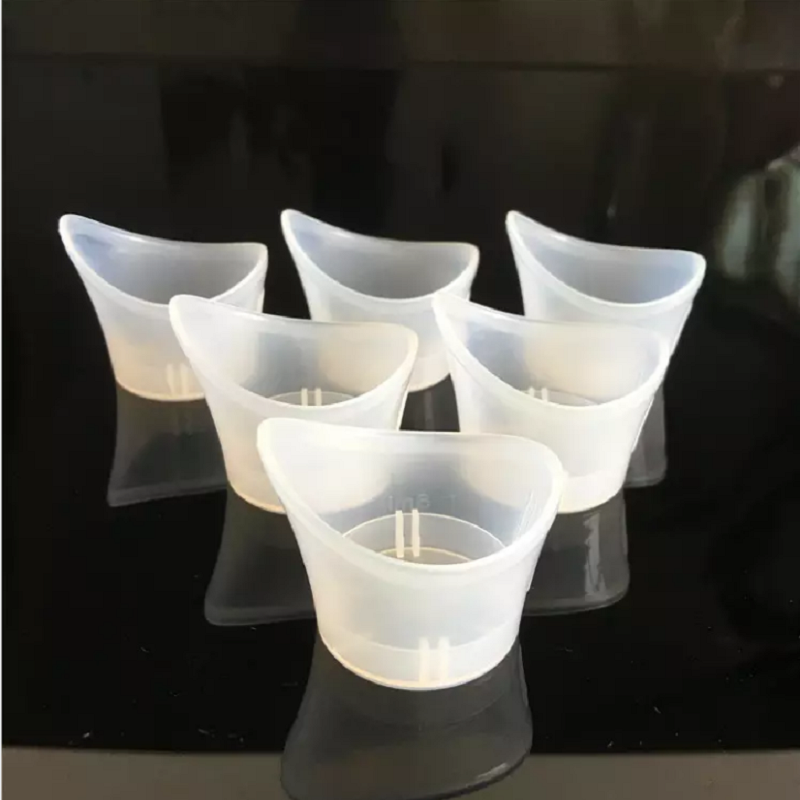 8ml超透明硅膠洗眼杯 貼合眼部弧面硅膠洗眼杯