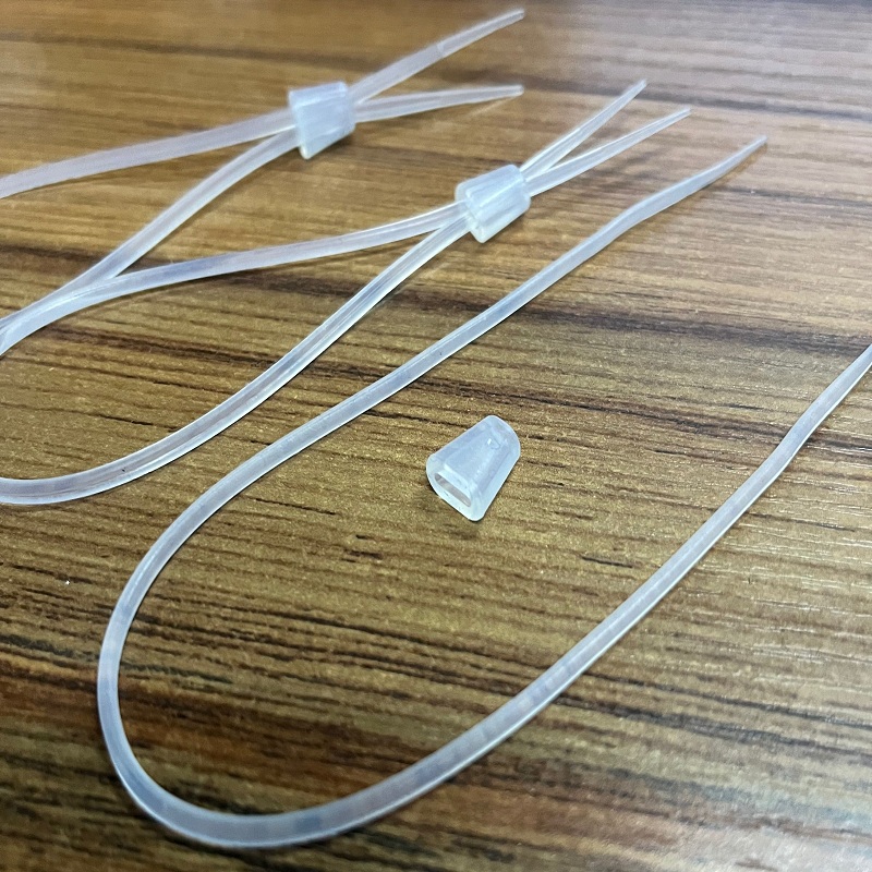 廠家供應醫(yī)療醫(yī)院抽血打針用硅膠扎帶 可拆卸高透明拉力血管扎帶